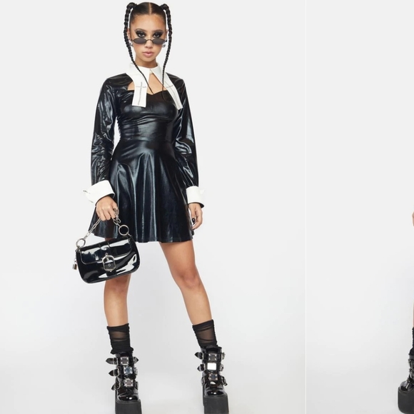 Dolls Kill Nun Costume Dress Size Medium - Picture 6 of 8